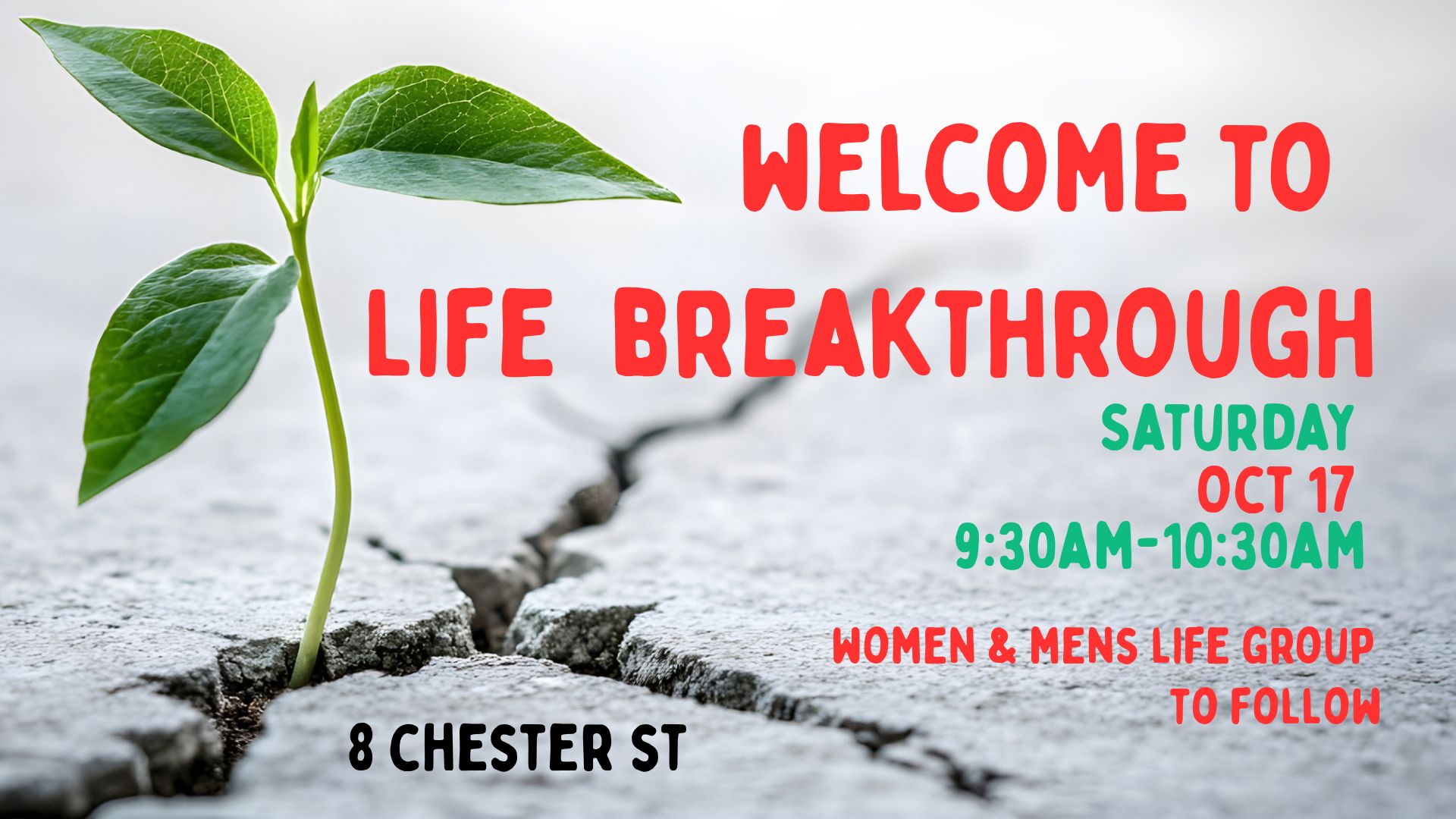 Life Breakthrough October 17