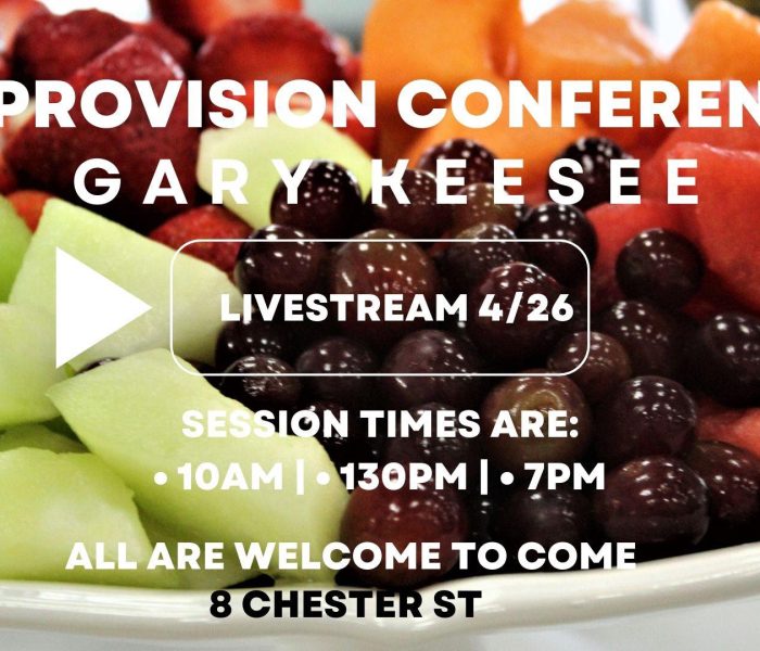 Livestream Provision Conference April 26